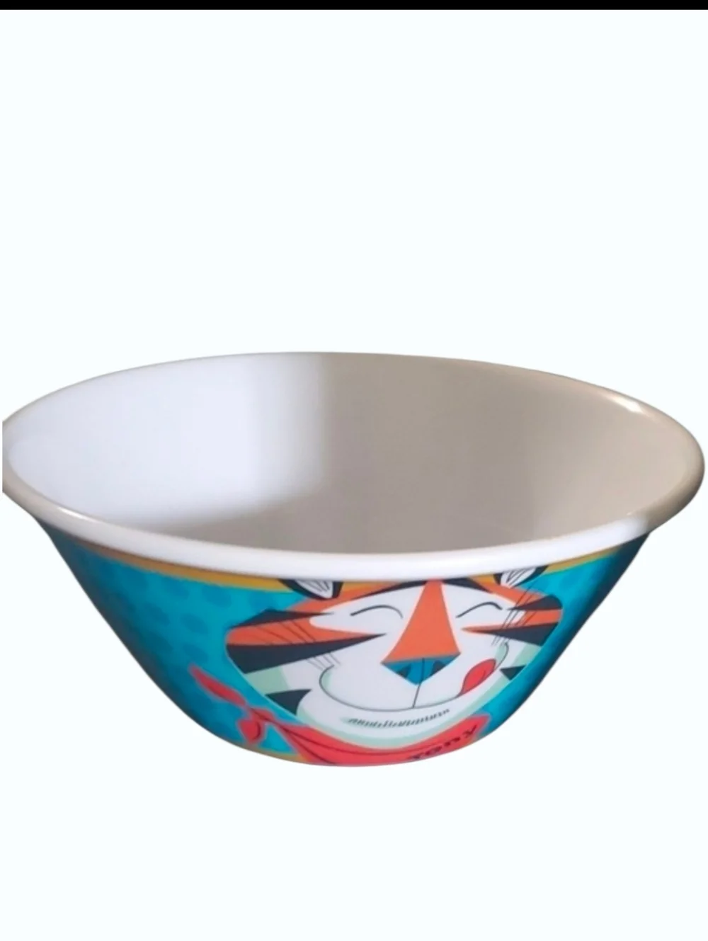 Tony the Tiger Bowl vintage Kelloggs cereal colorful breakfast fun